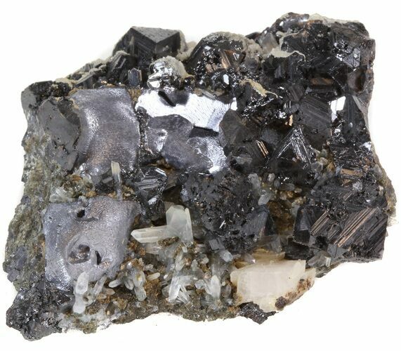 Sphalerite, Galena and Quartz Association - Bulgaria #41728